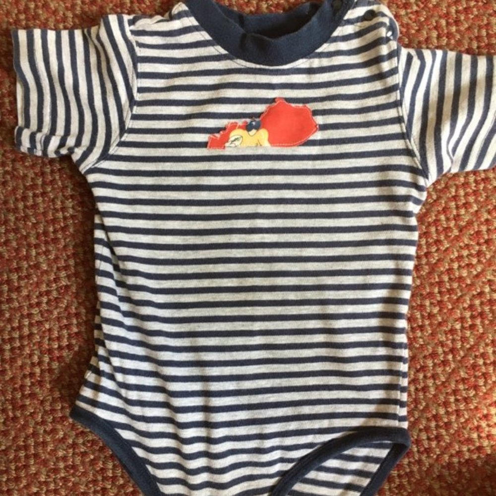 Baby Boy Striped Onsie